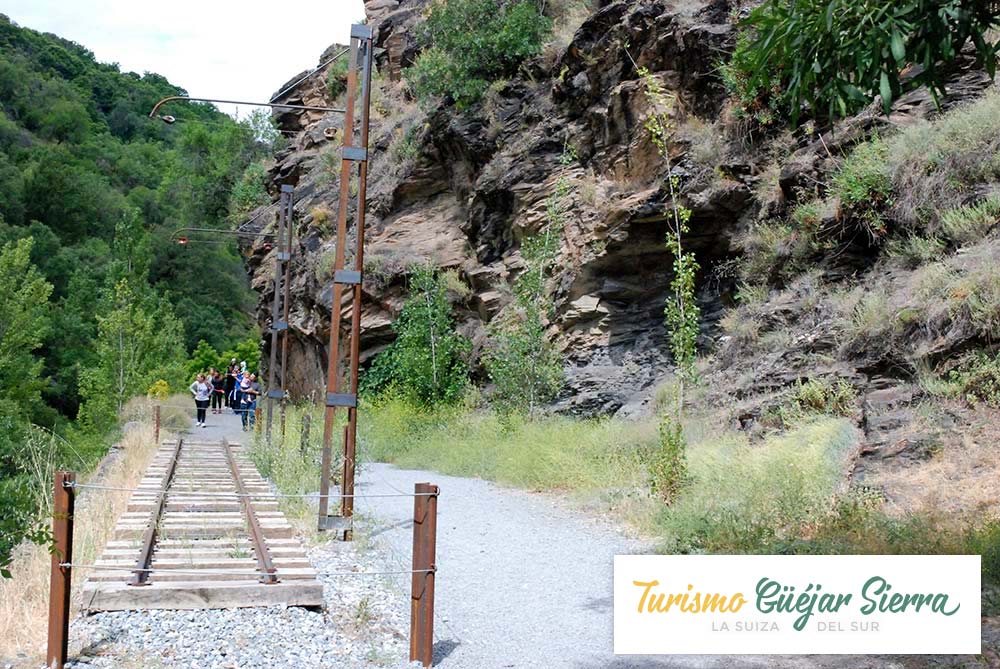 Ruta del tranvía de Güejar Sierra al Restaurante Maitena